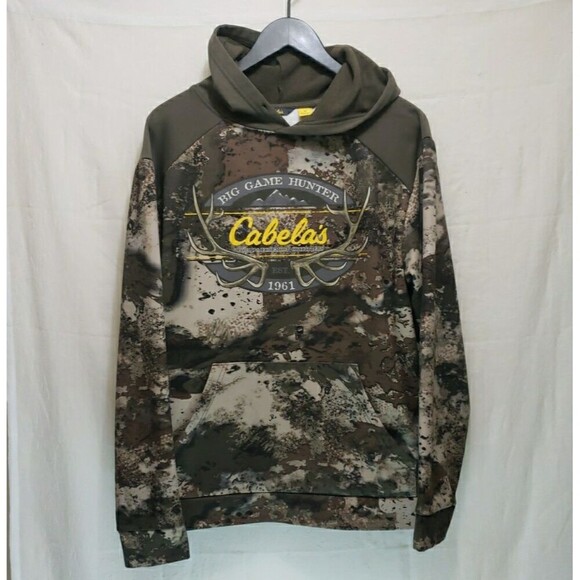 Cabela's Other - Cabela's Big Game Hunter Camo Pullover Hoodie Sweatshirt Pockets Men’s SIze M